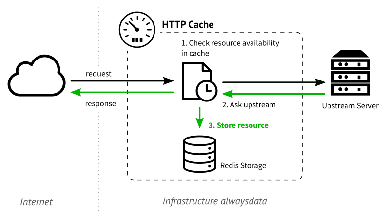 Caching a resource (schema)